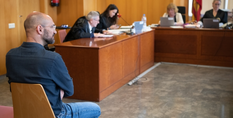 Maties Serracant, durant el judici/ Roger Benet