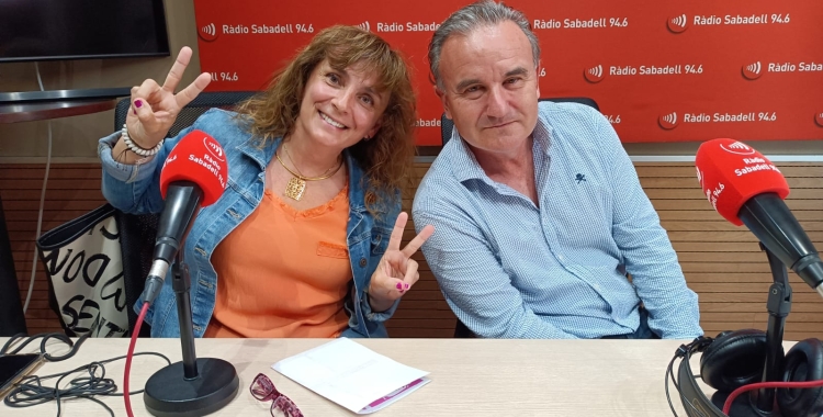 Isabel Gallardo i Quique Peidro a Ràdio Sabadell 