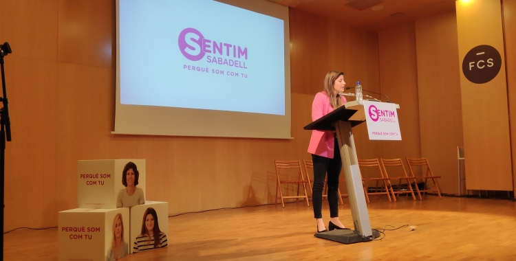 Maria Grossi, número tres de la llista de Sentim Sabadell | Serveis Informatius