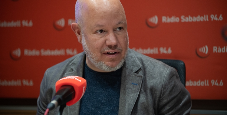 Joan García als estudis de Ràdio Sabadell | Roger Benet