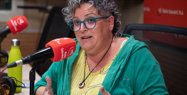 L'alcaldable de la Crida, Nani Valero, a Ràdio Sabadell aquest dimecres | Roger Benet