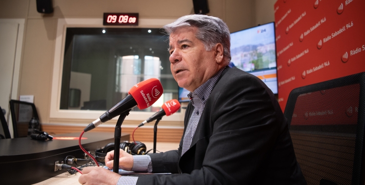 Amadeu Papiol als estudis de Ràdio Sabadell | Roger Benet