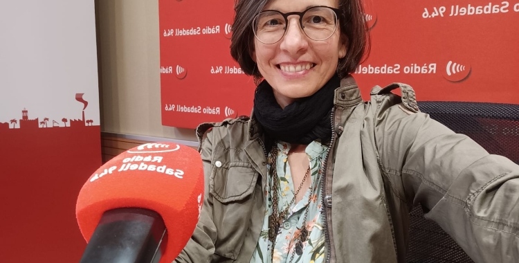 Ariadna Albereda Sirvent, membre de Mercatroc, a l'estudi 1 