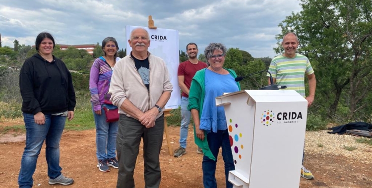 L'equip de la Crida per Sabadell aquesta tarda a la roda de premsa | Ràdio Sabadell