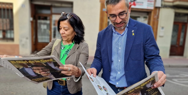 L'alcaldable Gabriel Fernández i Alicia Valencia (número 8) | cedida