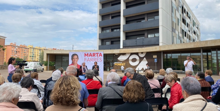 Marta Farrés a l'acte d'aquest matí | Ràdio Sabadell