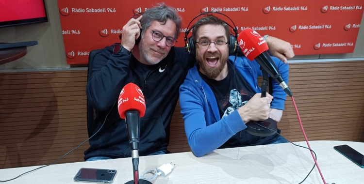 Miquel Gratacós i l'Iván Mardones a l'Estudi 1 