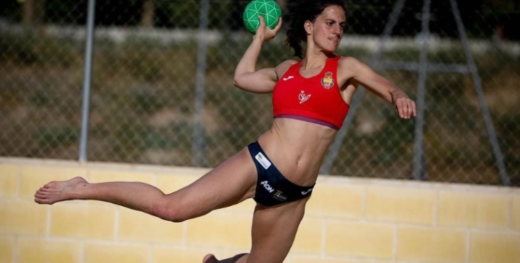Mireia Torras a Antequera concentrada amb la selecció espanyola