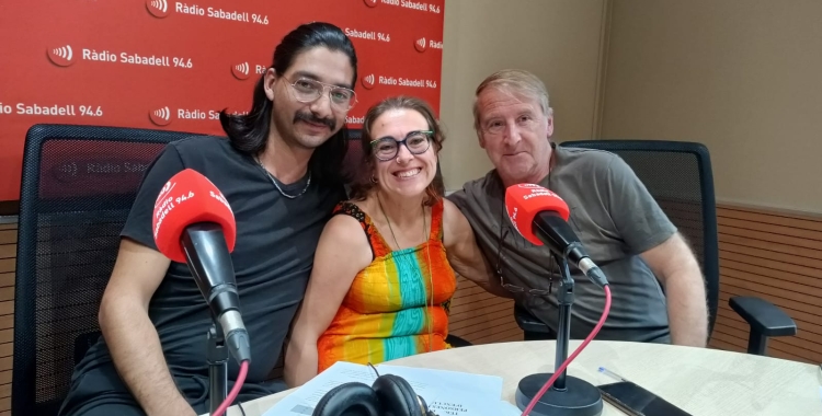 ster Artigas, cap Àrea Inclusió Social d'actua Vallès i els usuaris, Jaume aubeso i Jorge Herebia