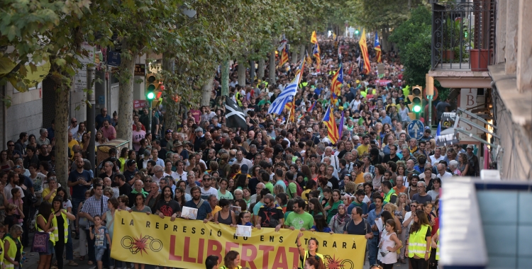 Manifestació en suport als CDR el mes de setembre del 2019 | Roger Benet