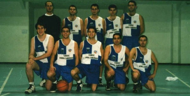 El primer equip del Creu Alta Sabadell Bàsquet | Cedida