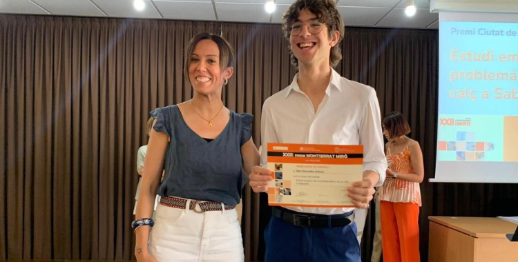 Marta Farrés amb Daniel González | Ajuntament de Sabadell