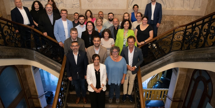 Regidors després del Ple de comiat/ Roger Benet