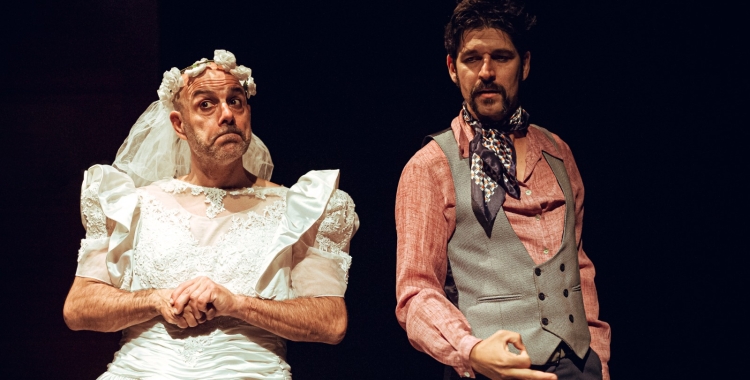 Els actors, Santi Monreal i Pep Muñoz (Imatge de Sergi Panizo)