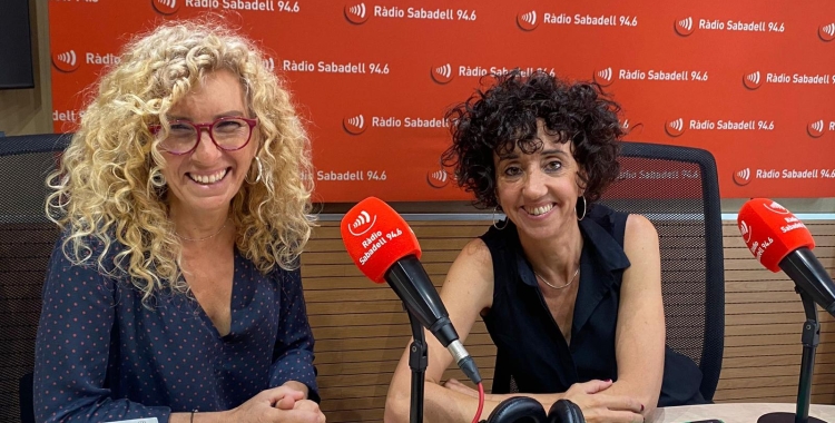 Anna Belén Fernández i Anna Sánchez Moix, professores del Ribot i Serra