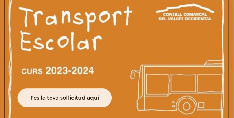 Com es pot demanar el transport escolar gratuït del Consell Comarcal?