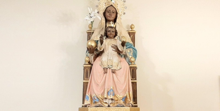 Restaurada la ‘Moreneta’ centenària de la Torre d’en Feu