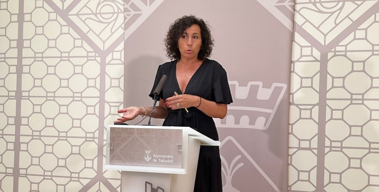 La tinenta d'alcaldessa de Serveis Centrals, Montse González, ha presentat el dispositiu | Mireia Sans