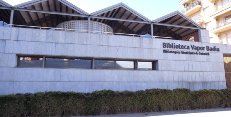 Imatge de l'exterior de la Biblioteca Vapor Badia | Cedida