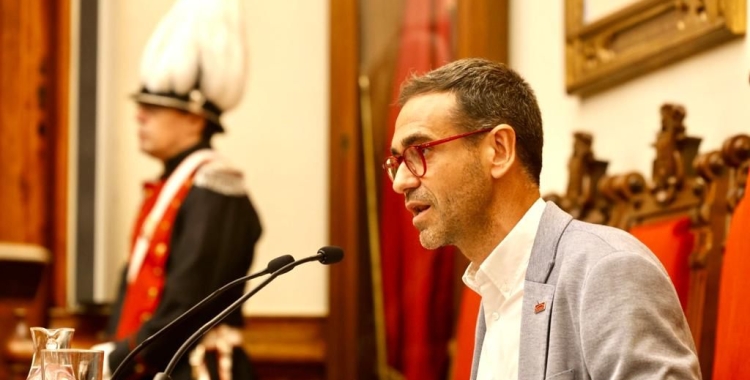 Ignasi Giménez en el seu discurs d'investidura | Juanma Peláez