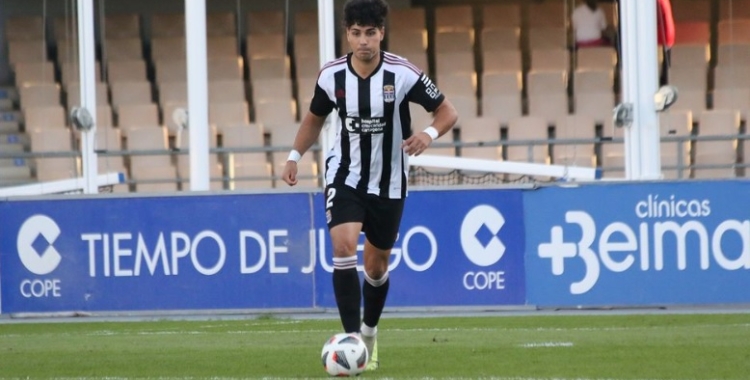 Antonio Sánchez, en un partit d'aquesta temporada amb el Cartagena 'B' | @fcc_cantera