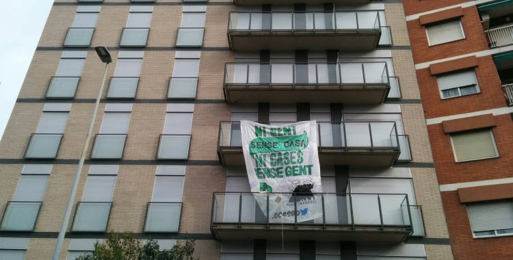 Imatge del bloc Guillem Agulló, al carrer Puig i Cadafalch | Cedida