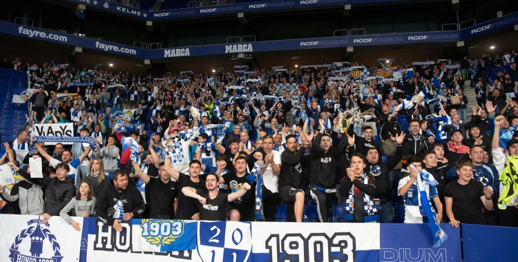 Imatge del desplaçament del curs passat a l'RCDE Stadium | Roger Benet