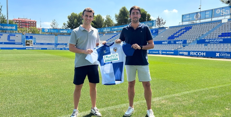 Albert Milà presentat ahir com a nou entrenador del Juvenil 'B' | @FutBaseCES