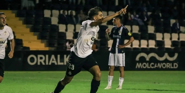 Cerdá, celebrant el 2-1 | Aimar Lasa