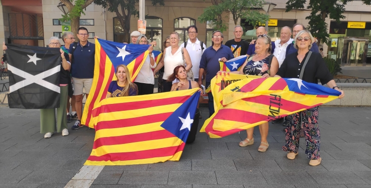 Les entitats independentistes han presentat l'acord aquest dimecres | Pau Duran