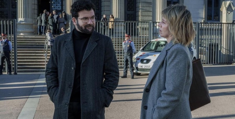  Pep Ambrós, que fa el personatge de l’Eduard, a la sèrie 'El Cuerpo en llamas"