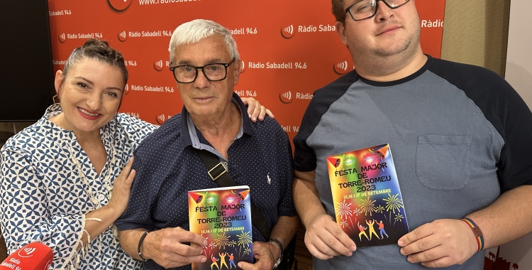 Representants de l'Associació de Veïns de Torre-Romeu