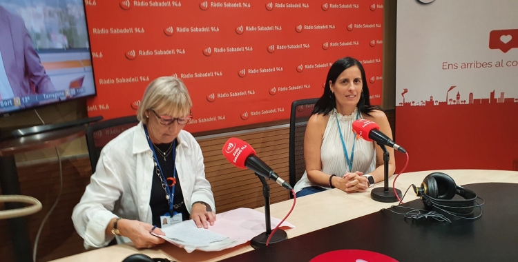 Carmen Díaz i Victòria Sabaté