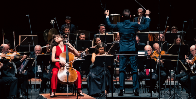 Kobekina i Salado, en un concert de la Setena/ OSV