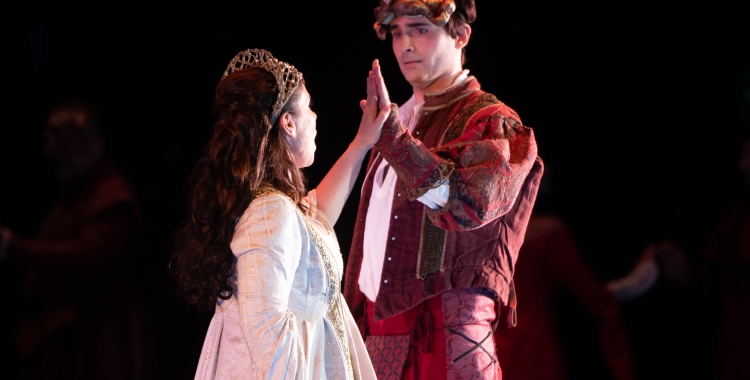 Romeu i Julieta, durant l'assaig general/ Roger Benet