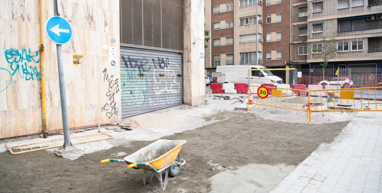 Imatge d'arxiu de les obres al carrer Illa | Roger Benet