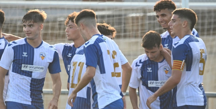 Celebració del 4-1 a Olímpia | Críspulo Díaz