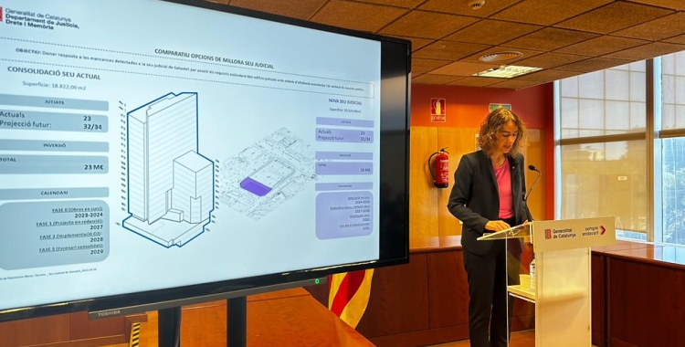 Barros té esperança que la convivència entre les obres i el dia a dia sigui senzill | Pau Duran