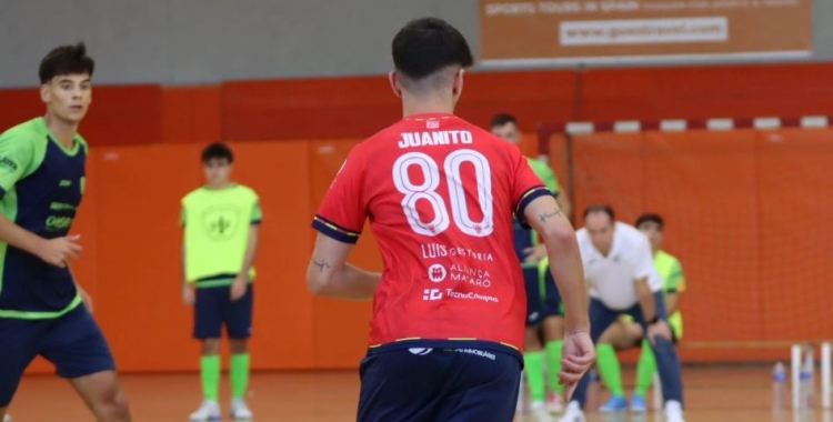 Aleix Canet, esperant una acció rival | Futsal Mataró