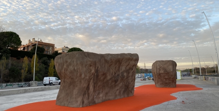 La llosa de damunt de la Ronda Oest ja està pràcticament acabada | Júlia Ramon