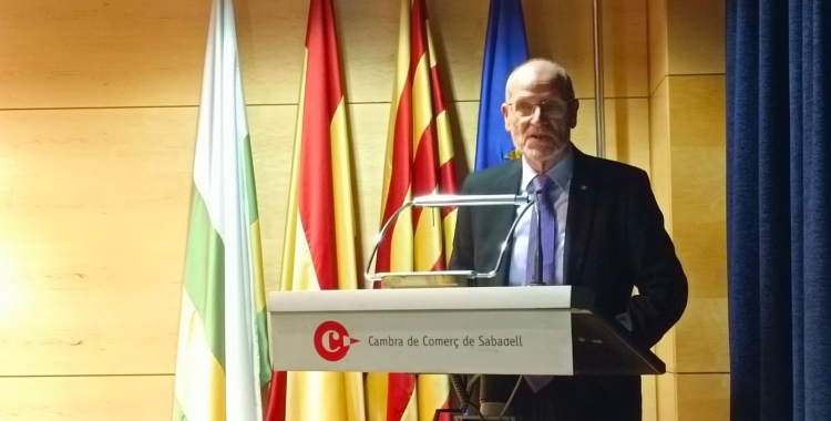 Ramon Alberich, durant el Ple de Constitució/ Karen Madrid