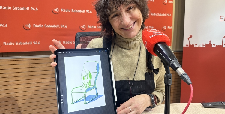 Maria Àngels Vilella, dibuixant: 