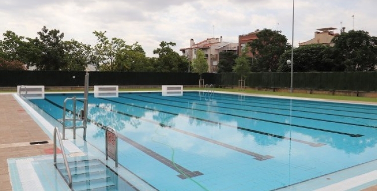 Piscina de Ca n'Oriac, en una imatge d'arxiu/ Roger Benet