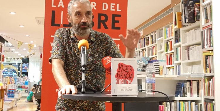 Roger de Gràcia, a la Llar del Llibre