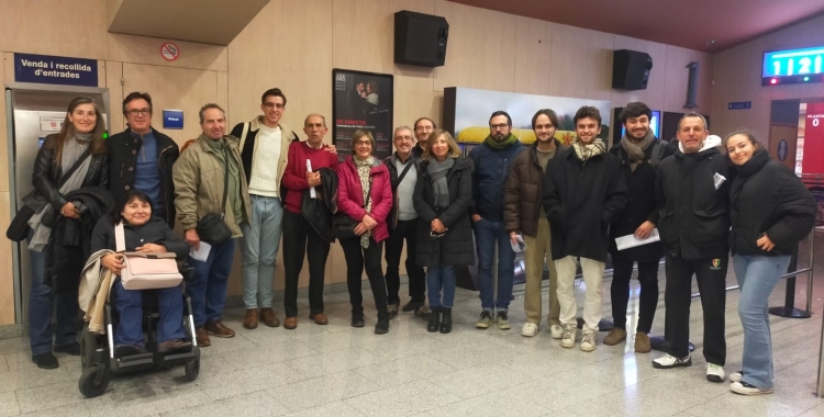 Membres del Cineclub, a l'Imperial/ Cedida