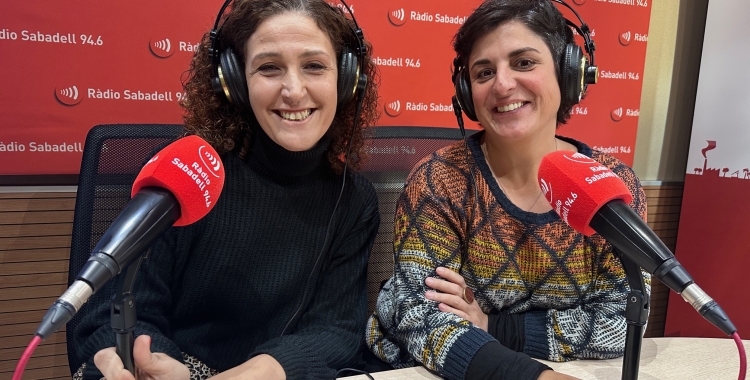 Estefania Abasolo (Mala Peça Llibreria) i Bet Tena (Eixida. Mala Peça) 