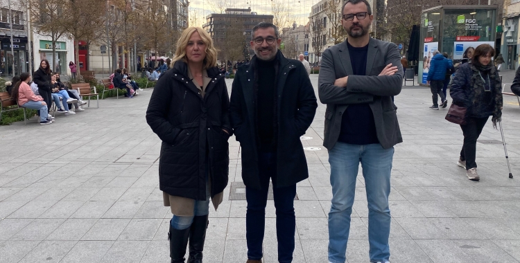 Sílvia Renom, Gabriel Fernández i Santi Valls, els tres regidors d'ERC | Júlia Ramon