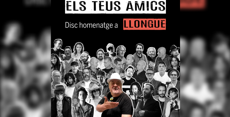 La coberta fa referència a l'àlbum del 'Llongue' 'Els meus amics', del 2012