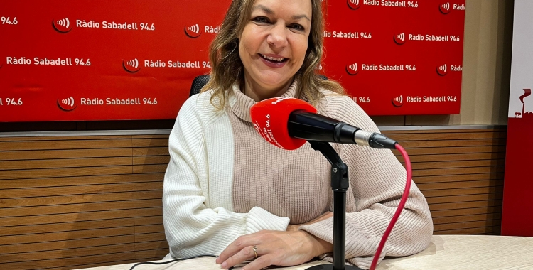 Santos ha demanat, des de Ràdio Sabadell, "més dotació de policies" | Mireia Sans