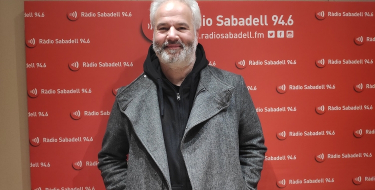 Albert Freixas a l'estudi de Ràdio Sabadell | Pau Duran